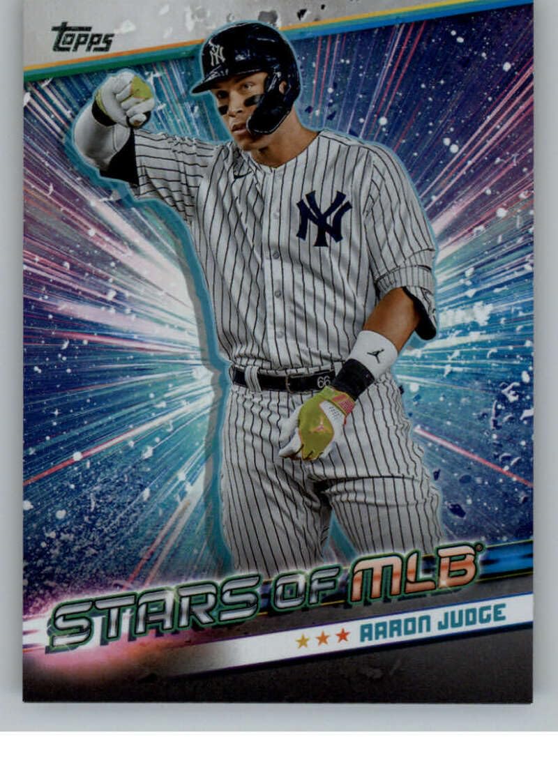 Amazon.com: 2024 Topps Stars of MLB #SMLB-13 Aaron Judge New York
